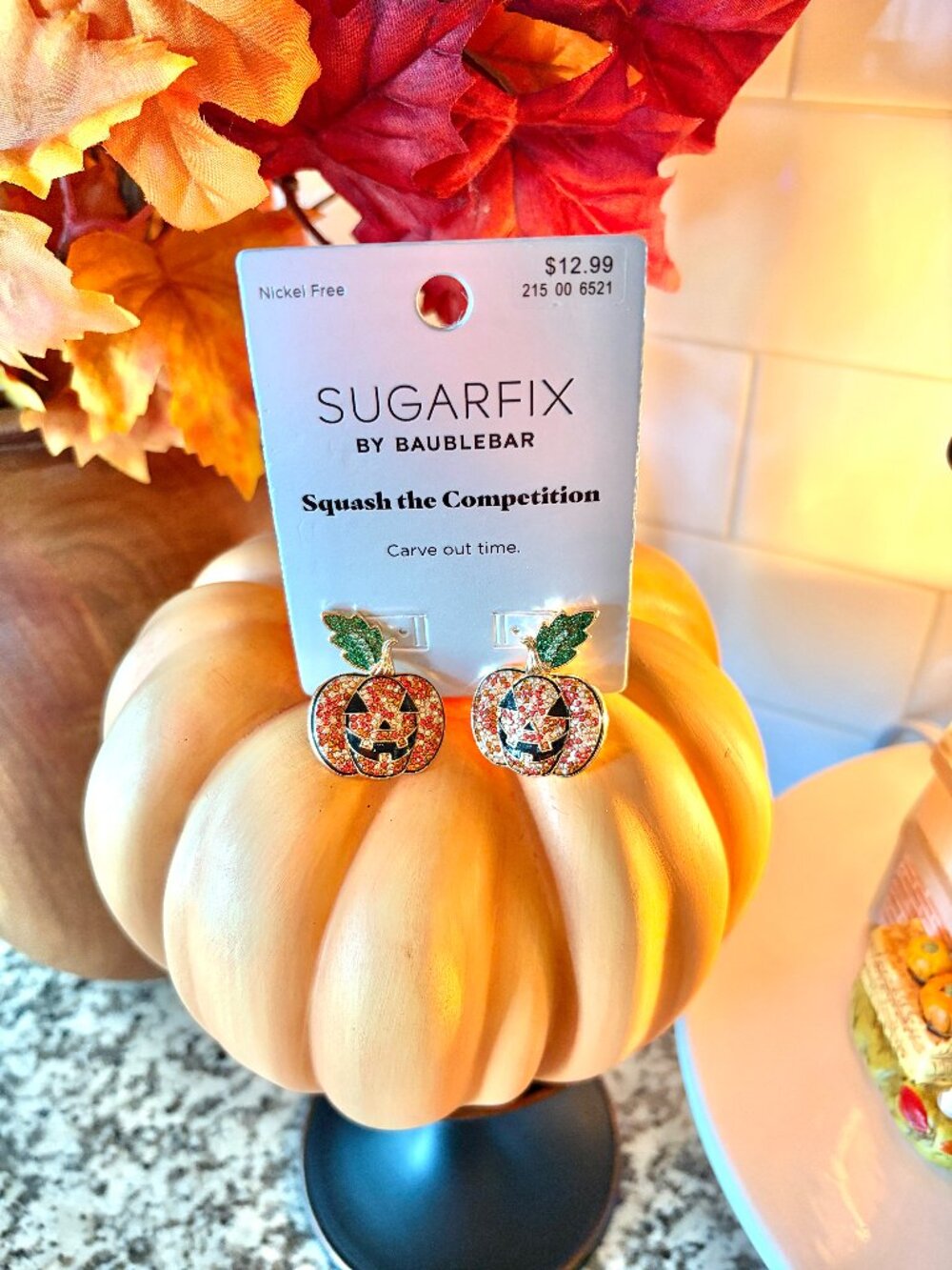 Sugarfix by Baublebar Pumpkin Earrings